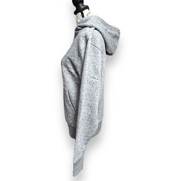 Old Navy XS Gray Fleece Hoodie Sweatshirt NWT Pullover Cotton Blend Cozy Warm - Picture 6 of 9